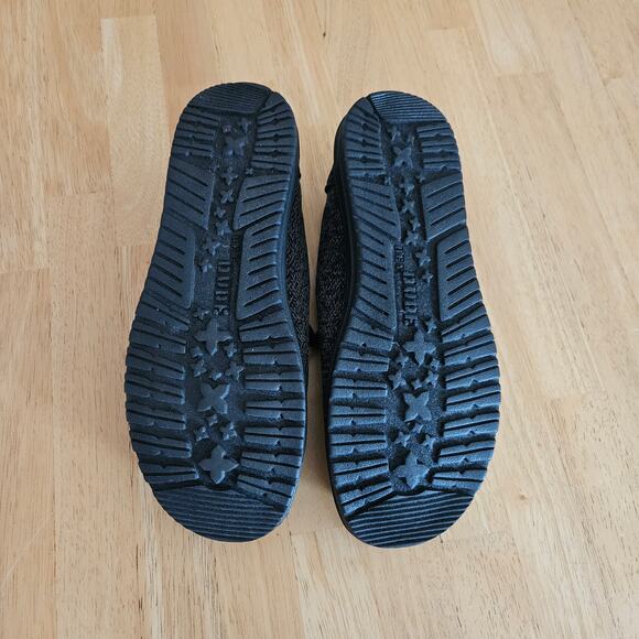 Hey Dude Wendy Sox Micro‎ Total Black Slip On Comfort Sneakers Shoes Womens 10 - Picture 7 of 8